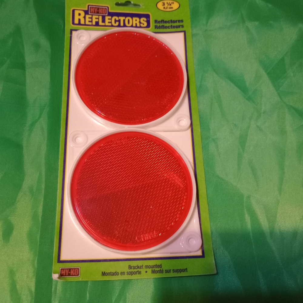 New bracket mounted reflectors.
